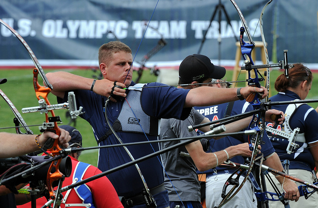 Students competing